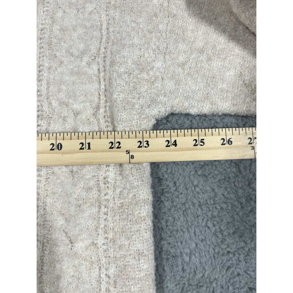 Women's Stitched Sweater Cardigan - Auden Cream XXL - Picture 5 of 8